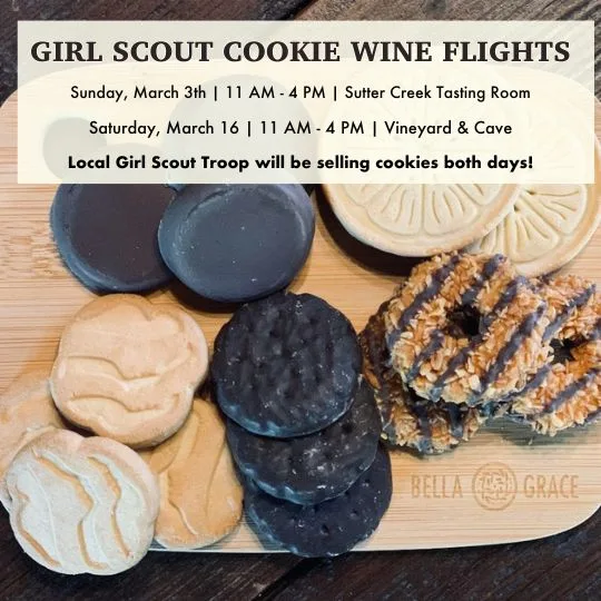 girl scout cookie and wine pairing